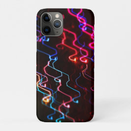 Capa Para iPhone 11 Pro Onda Neon Wiggle
