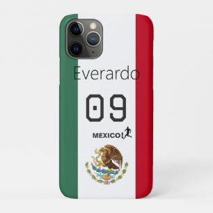 Capa Para iPhone 11 Pro Orgulho do México Jersey Estilo Nome Número Person