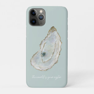Capa Para iPhone 11 Pro Ostra Aquarela