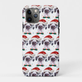 Capa Para iPhone 11 Pro Ótima Estrelas de Natal de Raça de Cachorro