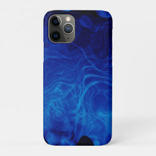 Capa Para iPhone 11 Pro Padrão Abstrato Dramático Tempestade Azul Elétrica