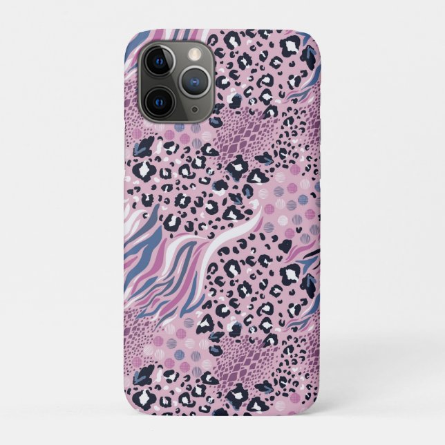 Capa Para iPhone 11 Pro Padrão Animal (Verso)
