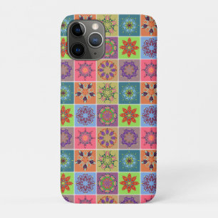 Capa Para iPhone 11 Pro Padrão Colorido do Azulejo Mandala - Geométrico Bo