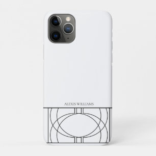 Capa Para iPhone 11 Pro Padrão Contemporâneo Geométrico Moderno