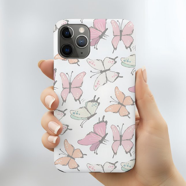 Capa Para iPhone 11 Pro Padrão da borboleta (butterfly pattern phone case)