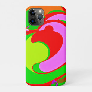 Capa Para iPhone 11 Pro Padrão de Abstrato aleatório