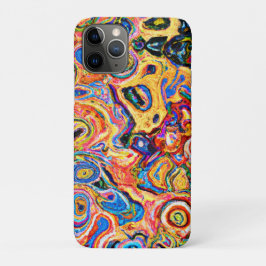 Capa Para iPhone 11 Pro Padrão de Abstrato dinâmica e vibrante