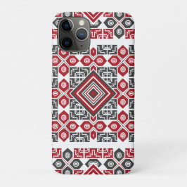 Capa Para iPhone 11 Pro Padrão de bordado palestino 2
