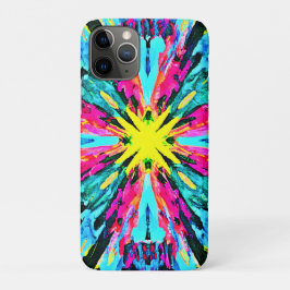 Capa Para iPhone 11 Pro Padrão de brilho colorido do abstrato