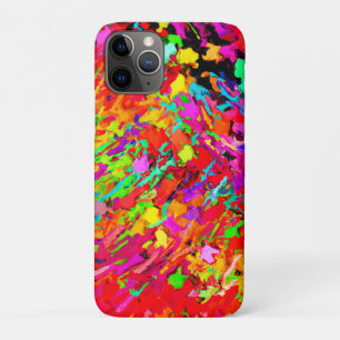 Capa Para iPhone 11 Pro Padrão de Caos Colorida abstrato