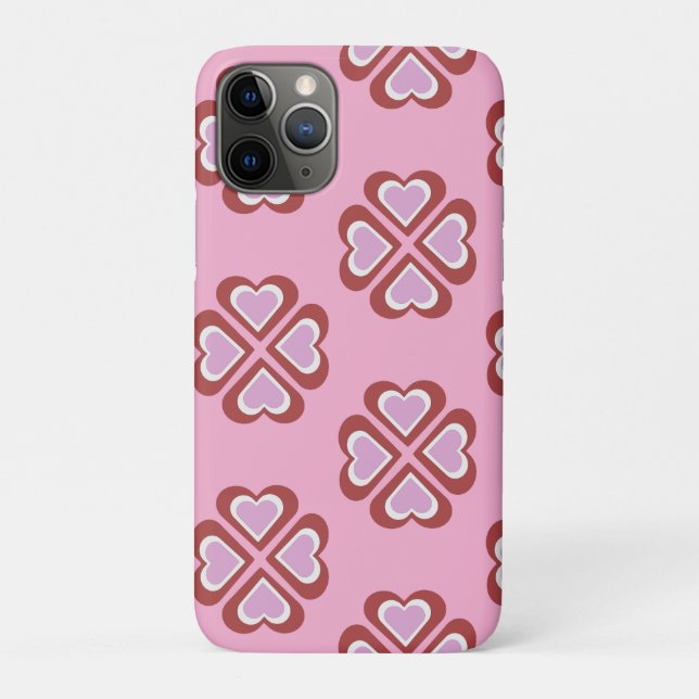 Capa Para iPhone 11 Pro Padrão de copas (Verso)