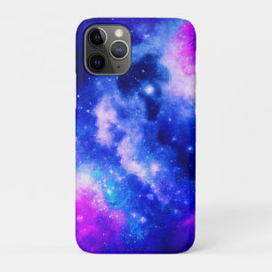 Capa Para iPhone 11 Pro Padrão de exploração de nebulosa vibrante