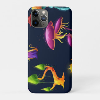 Capa Para iPhone 11 Pro Padrão de Floresta de Cogumelos Fantasia – Mágico 
