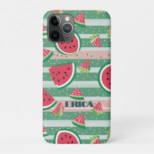 Capa Para iPhone 11 Pro Padrão de melancia personalizável