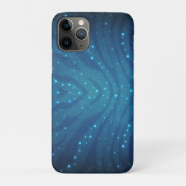 Capa Para iPhone 11 Pro Padrão de Pele Alienigena Azul Bioluminescente - A