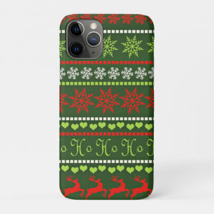 Capa Para iPhone 11 Pro Padrão de repetição de Natal