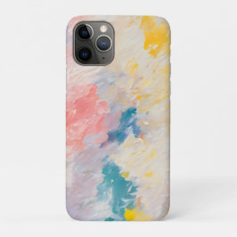 Capa Para iPhone 11 Pro Padrão de Sonho de Pastel Whimsy Matizes
