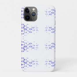 Capa Para iPhone 11 Pro Padrão de Triângulo Colorido Único & Citações