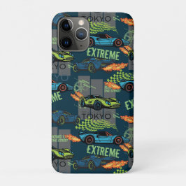 Capa Para iPhone 11 Pro Padrão Extremo de Corrida de Rua de Tóquio