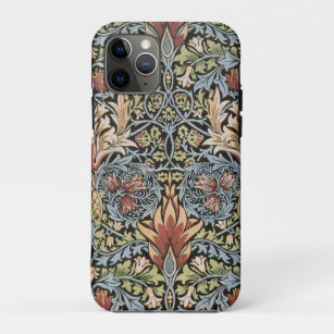 Capa Para iPhone 11 Pro Padrão Floral Antiquado William Morris Romântico