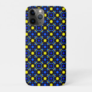 Capa Para iPhone 11 Pro Padrão Geométrico Simétrico Abstrato