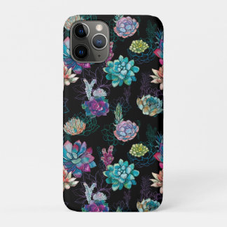 Capa Para iPhone 11 Pro Padrão Invisível Suculento 