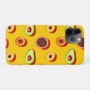 Capa Para iPhone 11 Pro Padrão Na moda Neon Fruta
