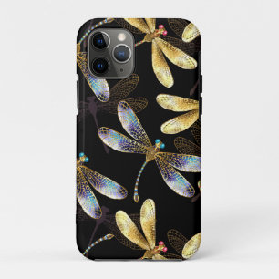 Capa Para iPhone 11 Pro Padrão sem costura com Ouros