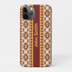 Capa Para iPhone 11 Pro Padrão tribal sudoeste
