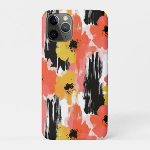 Capa Para iPhone 11 Pro Padrão Vintage Watercolor Floral Abstrato (12)