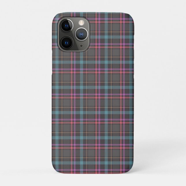 Capa Para iPhone 11 Pro Padrão Xadrez Clássico (Verso)