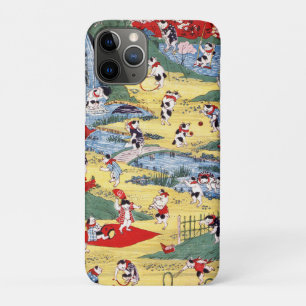 Capa Para iPhone 11 Pro País dos Gatos Japoneses, Utagawa Kunitoshi