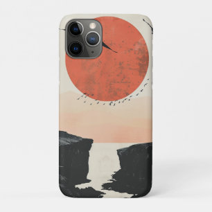Capa Para iPhone 11 Pro Paisagem Boho Abstrato (12)
