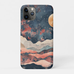 Capa Para iPhone 11 Pro Paisagem Boho Abstrato (24)
