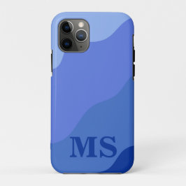 Capa Para iPhone 11 Pro Paisagem marinha com praia, grande onda e estojo d