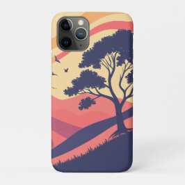 Capa Para iPhone 11 Pro Paisagem Serene Sunset