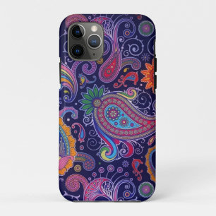 Capa Para iPhone 11 Pro Paisley Purple rosa