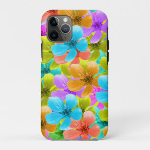 Capa Para iPhone 11 Pro Paleta da Natureza: Florestas de Flor Tricoloradas