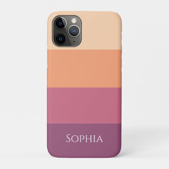 Capa Para iPhone 11 Pro Paleta de Colheita- (Verso)