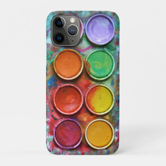 Capa Para iPhone 11 Pro paleta de cores aquáticas vintage