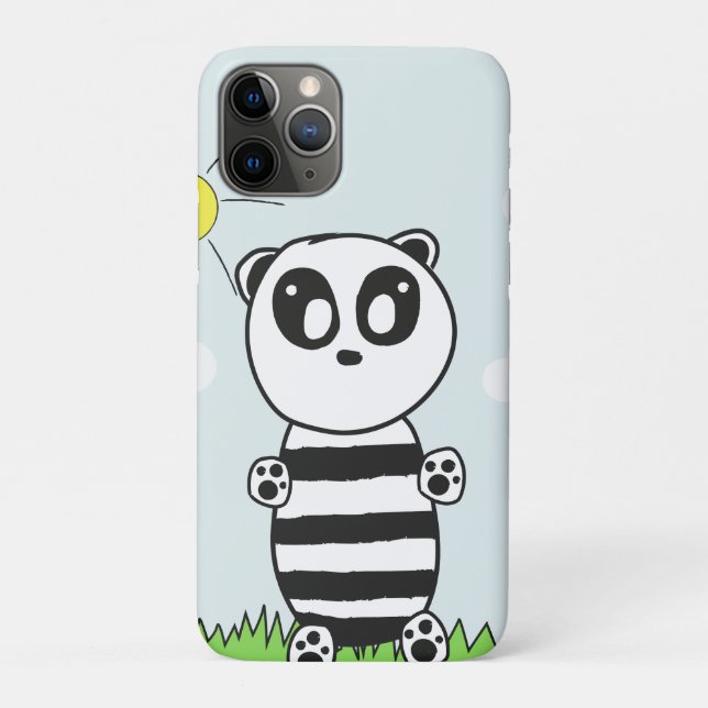 Capa Para iPhone 11 Pro Panda Kids (Verso)