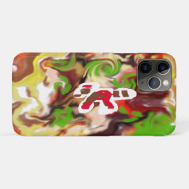 Capa Para iPhone 11 Pro Panda Vermelho é legal