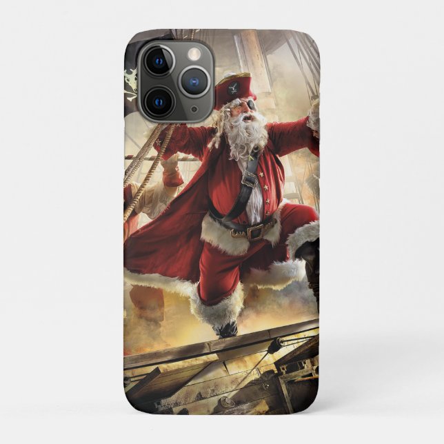 Capa Para iPhone 11 Pro Papais noeis piratas (Verso)