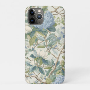 Capa Para iPhone 11 Pro Papel de Parede Magnólia Pequena Salgueiro Floral