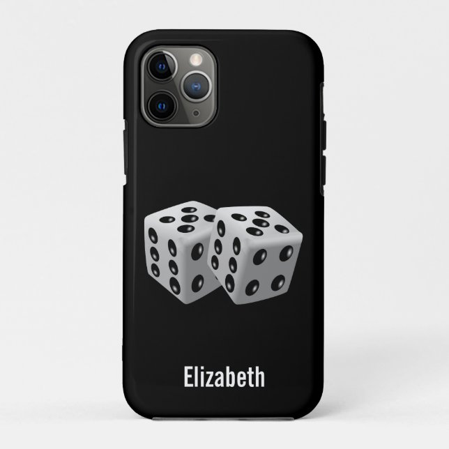 Capa Para iPhone 11 Pro Par Personalizado de Dice (Verso)