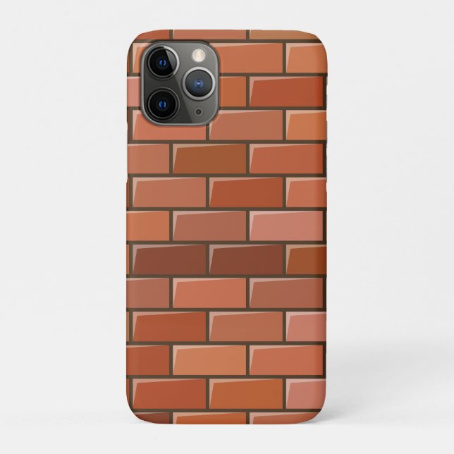 Capa Para iPhone 11 Pro parede de tijolo (Verso)
