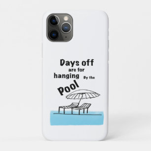 Capa Para iPhone 11 Pro Passando pela Piscina