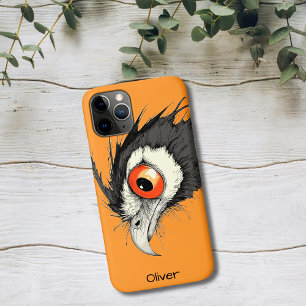 Capa Para iPhone 11 Pro Pássaro Curioso