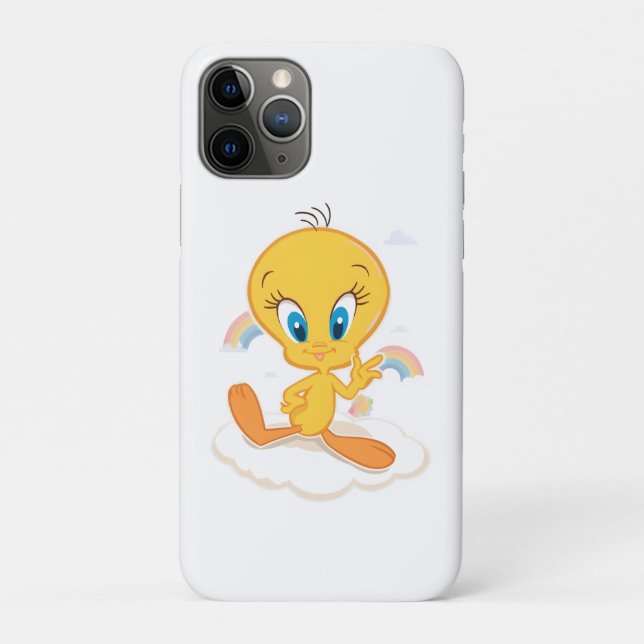 Capa Para iPhone 11 Pro Pássaro Tweety  (Verso)
