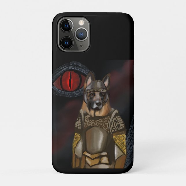 Capa Para iPhone 11 Pro Pastor Alemão (Verso)